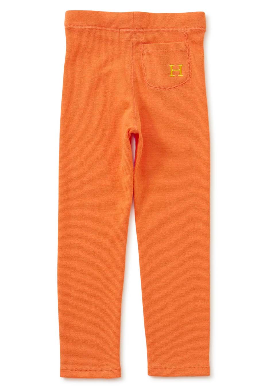 キッズ ストレッチフライス レギンス - LT ORANGE
