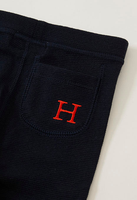 キッズ ストレッチフライス レギンス - DARK NAVY