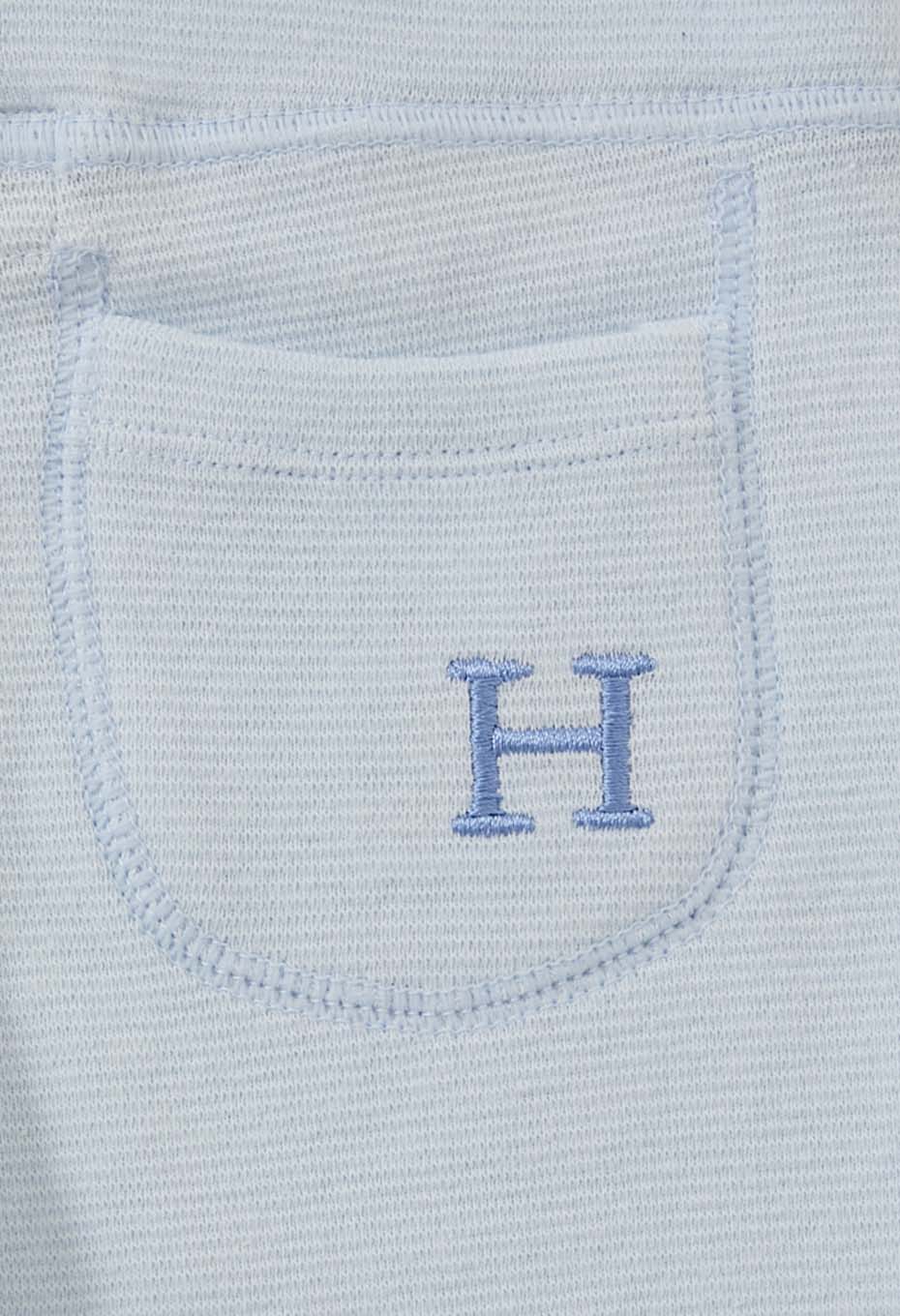キッズ ストレッチフライス レギンス - LIGHT BLUE