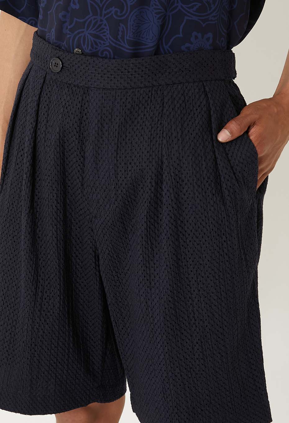 マイヤーレース グルカショーツ - DARK NAVY