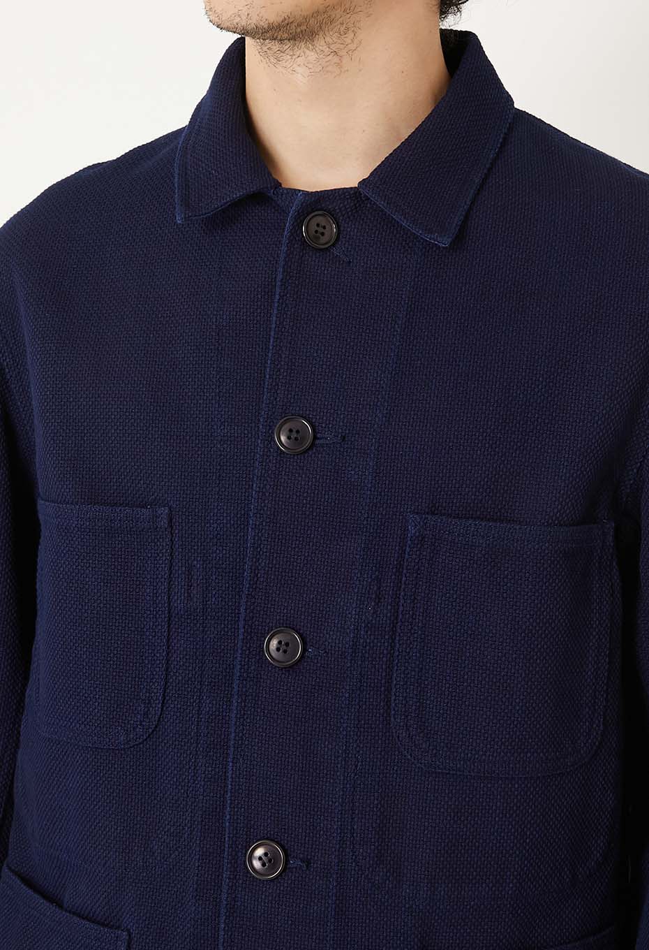 ホンアイニジュウオリサシコ カバーオール - INDIGO