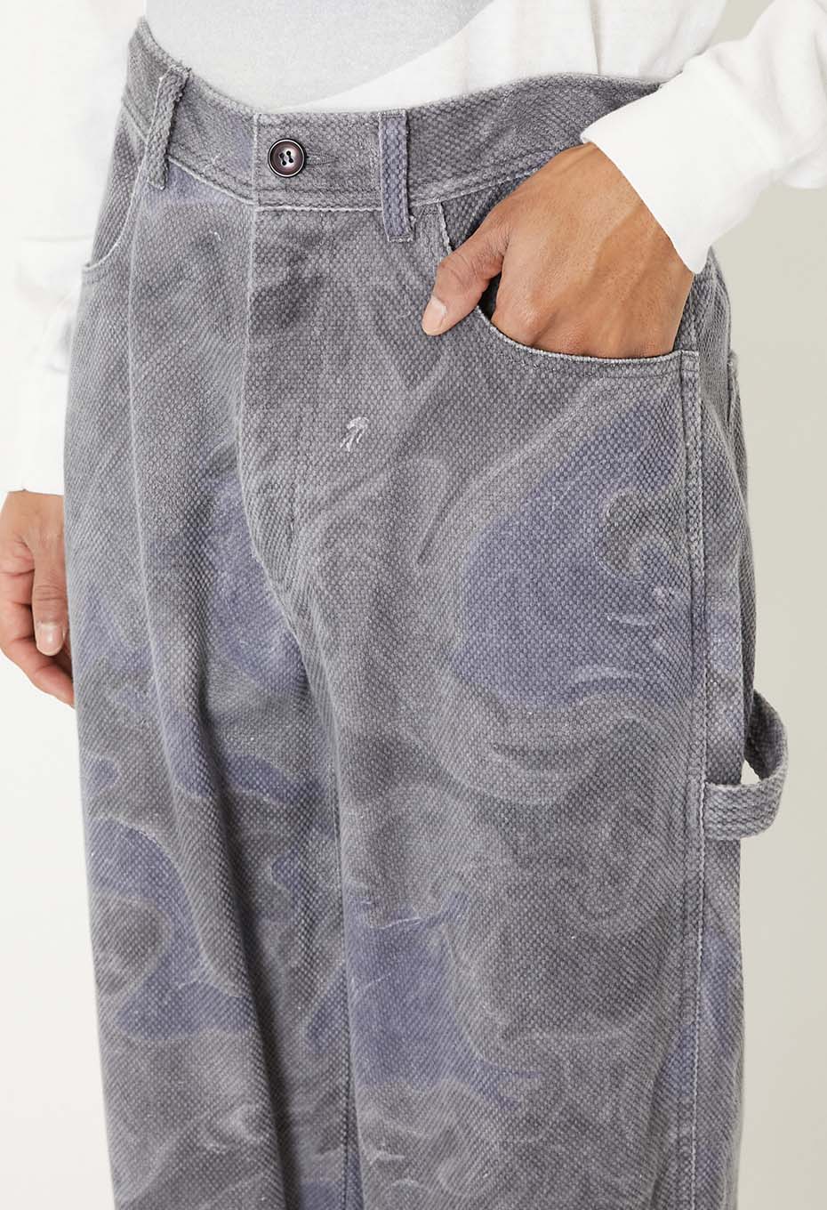 コツブサシコ スミナガシ ペインターパンツ - DARK NAVY