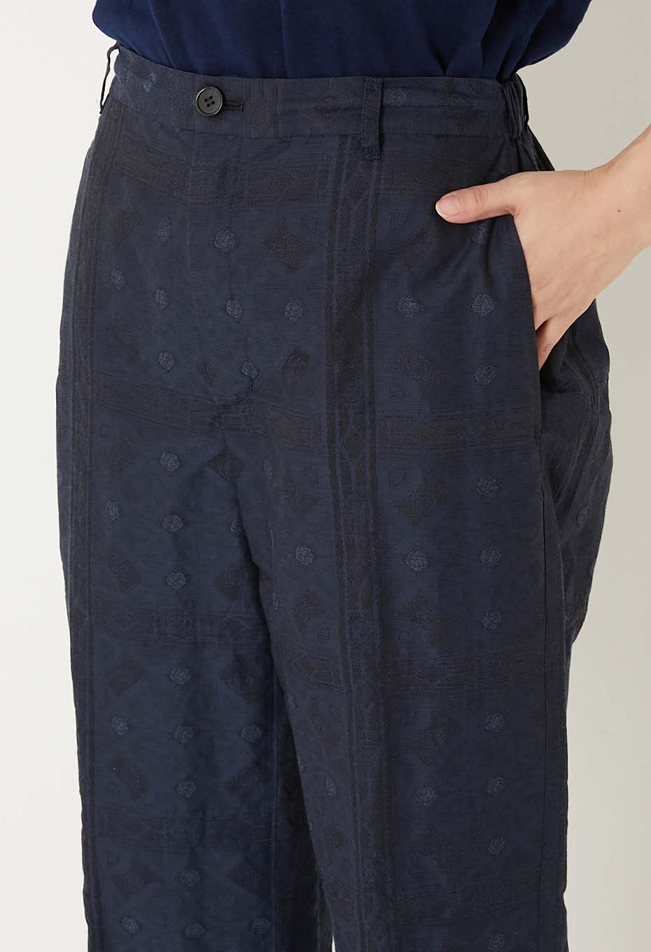 ミズヒキジャカード ドローパンツ ウィメンズ - DARK NAVY