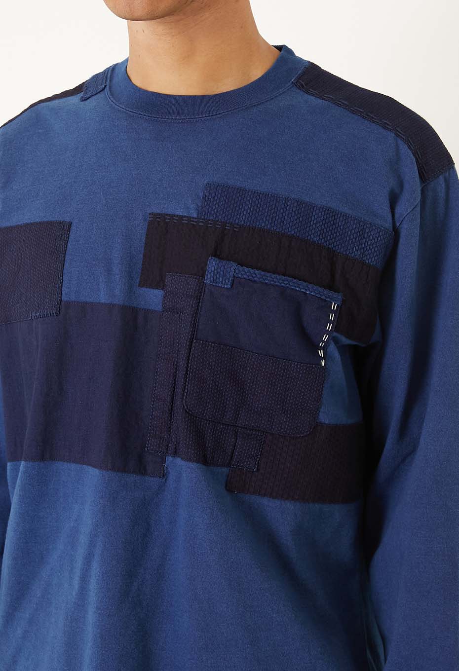 インディゴネンリン ロングスリーブTシャツ - INDIGO