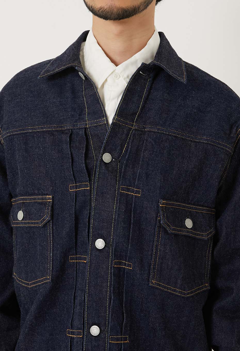 MODスーピマセルビッチデニム 2ndタイプ トラッカージャケット - INDIGO
