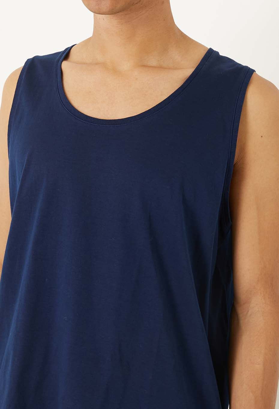 Air Smooth Indigo Tezome Tank Top - INDIGO