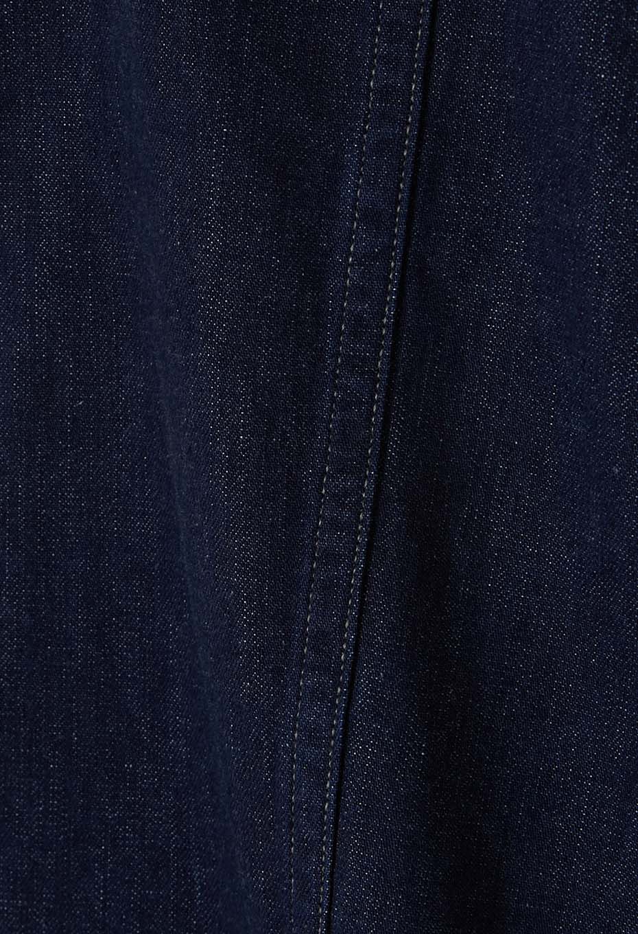 JK101 Selvedge light denim raglan sleeve coverall - INDIGO