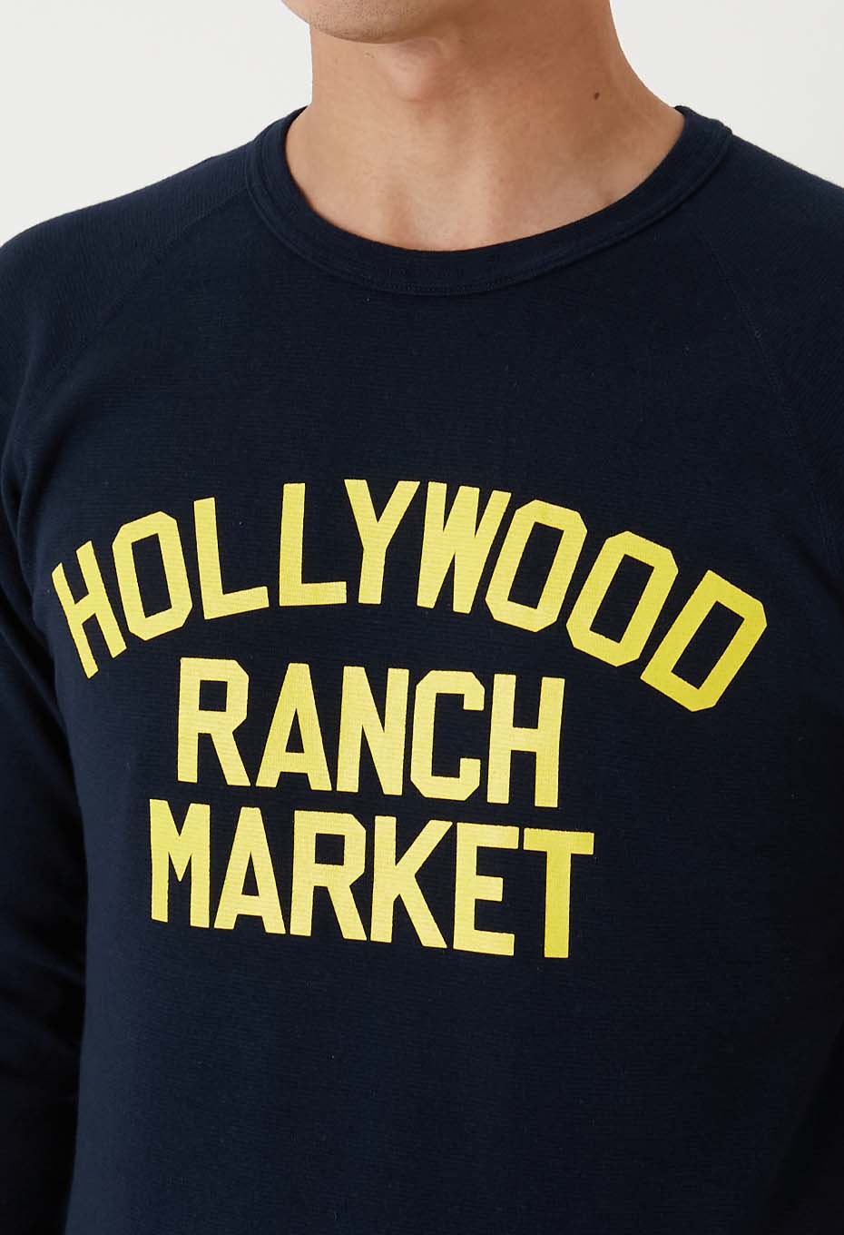 ストレッチフライス ダブルロゴプリント ハーフスリーブTシャツ - DARK NAVY