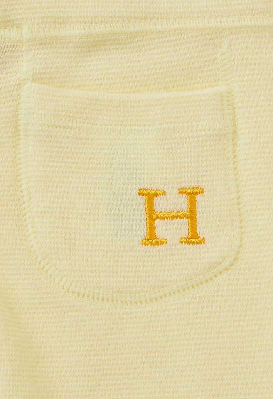 キッズ ストレッチフライス レギンス - LT YELLOW