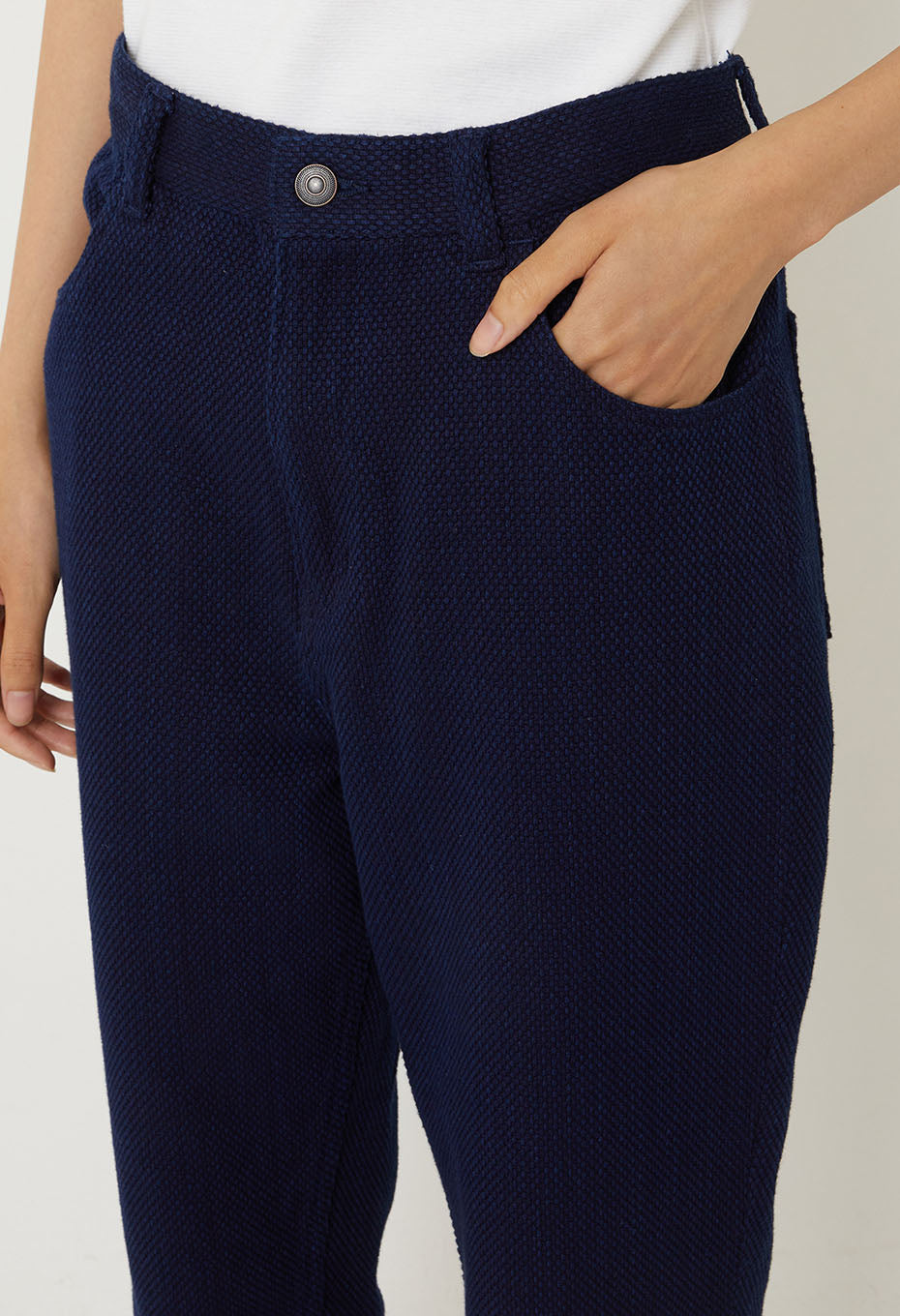 Hongai Light Sashiko Jeans Women's - INDIGO