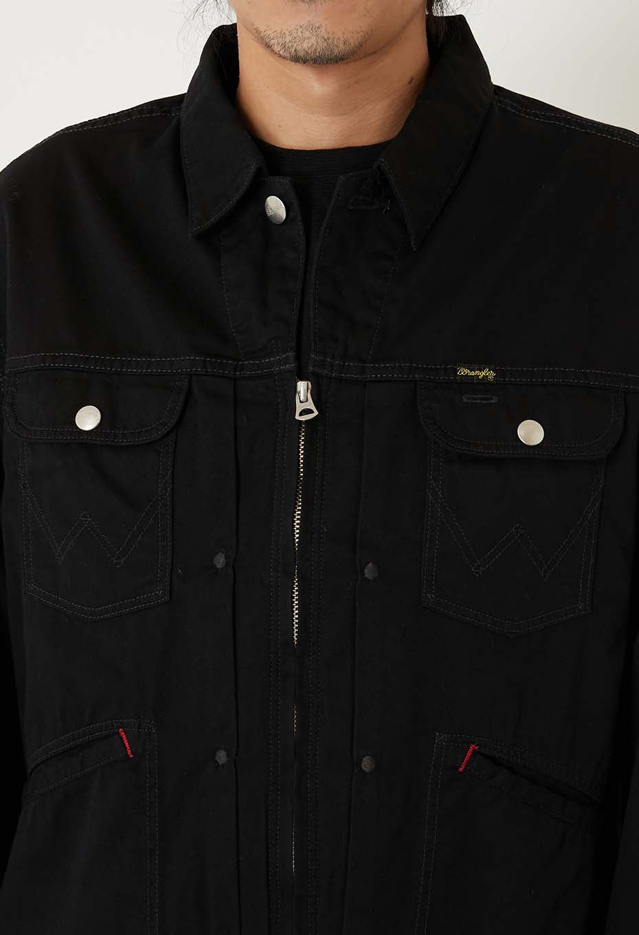WILDSIDE × Wrangler × HOLLYWOOD RANCH MARKET /24MJZ ジャケット - BLACK