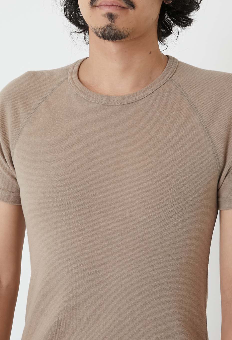 ストレッチフライス ショートスリーブ Tシャツ - SAND
