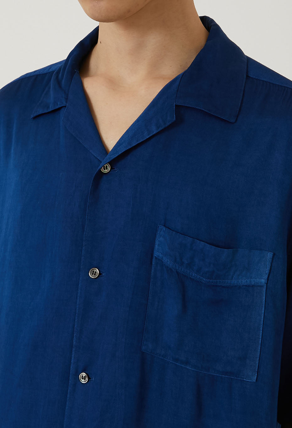 Woven Pure Indigo Tezome Aloha - INDIGO