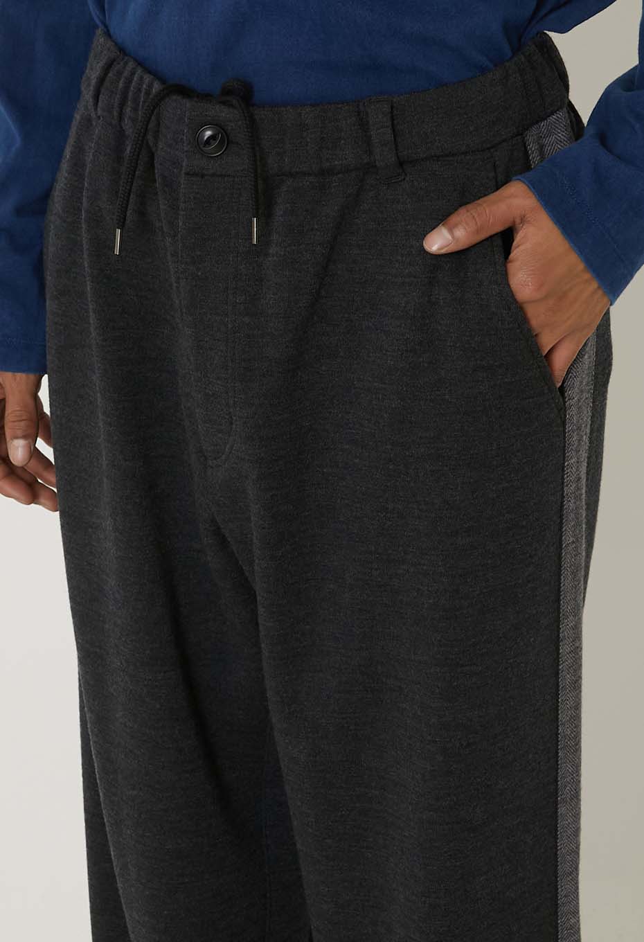 Double face jersey track pants - CH GRAY