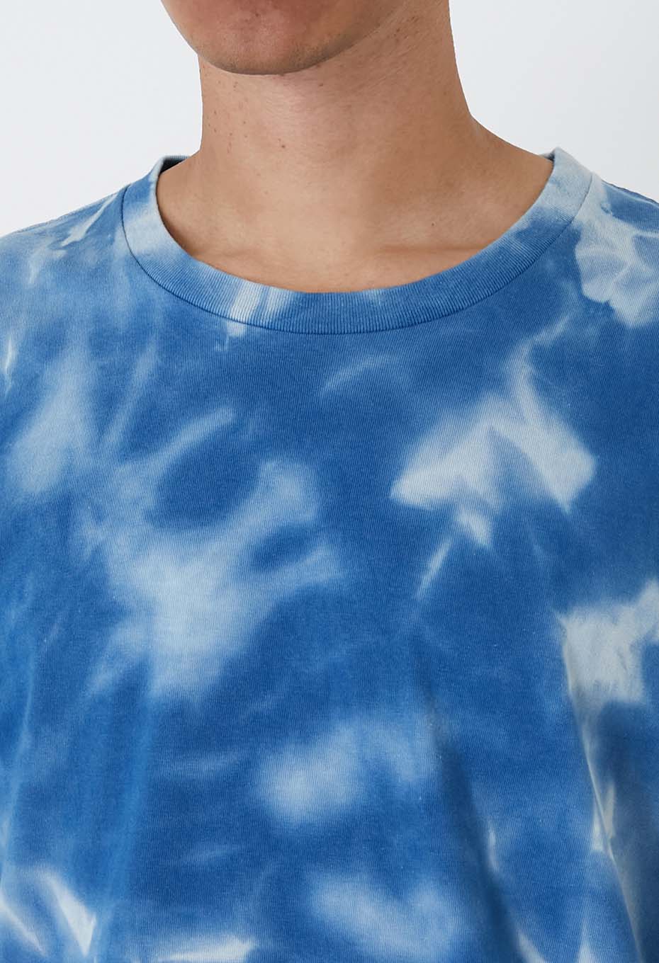 インディゴテシボリバッセン ショートスリーブTシャツ - INDIGO