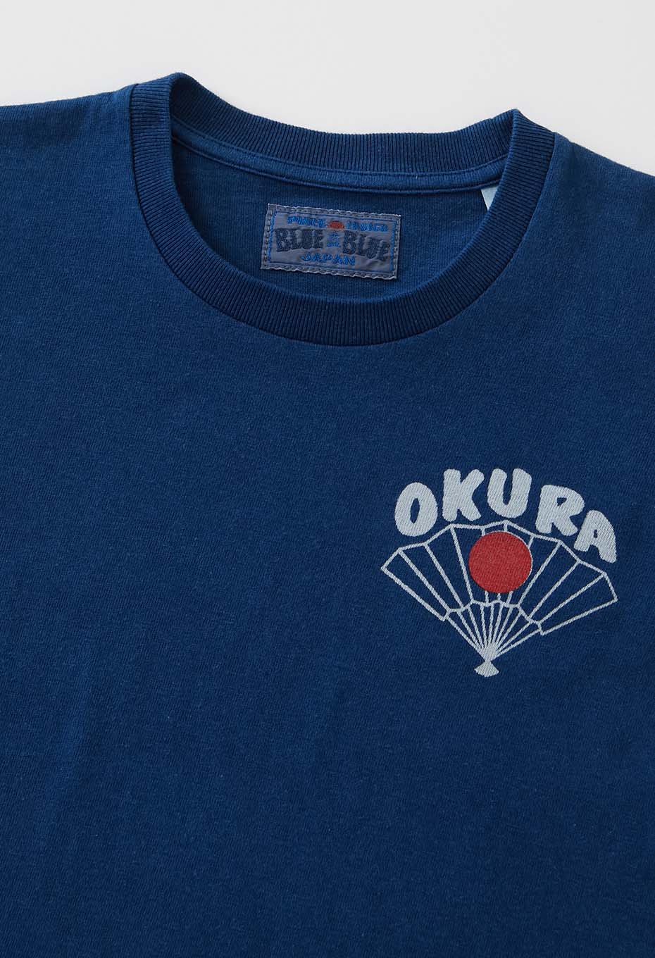 OKURA Hinomaru Sense Indigo Kids T-shirt - INDIGO