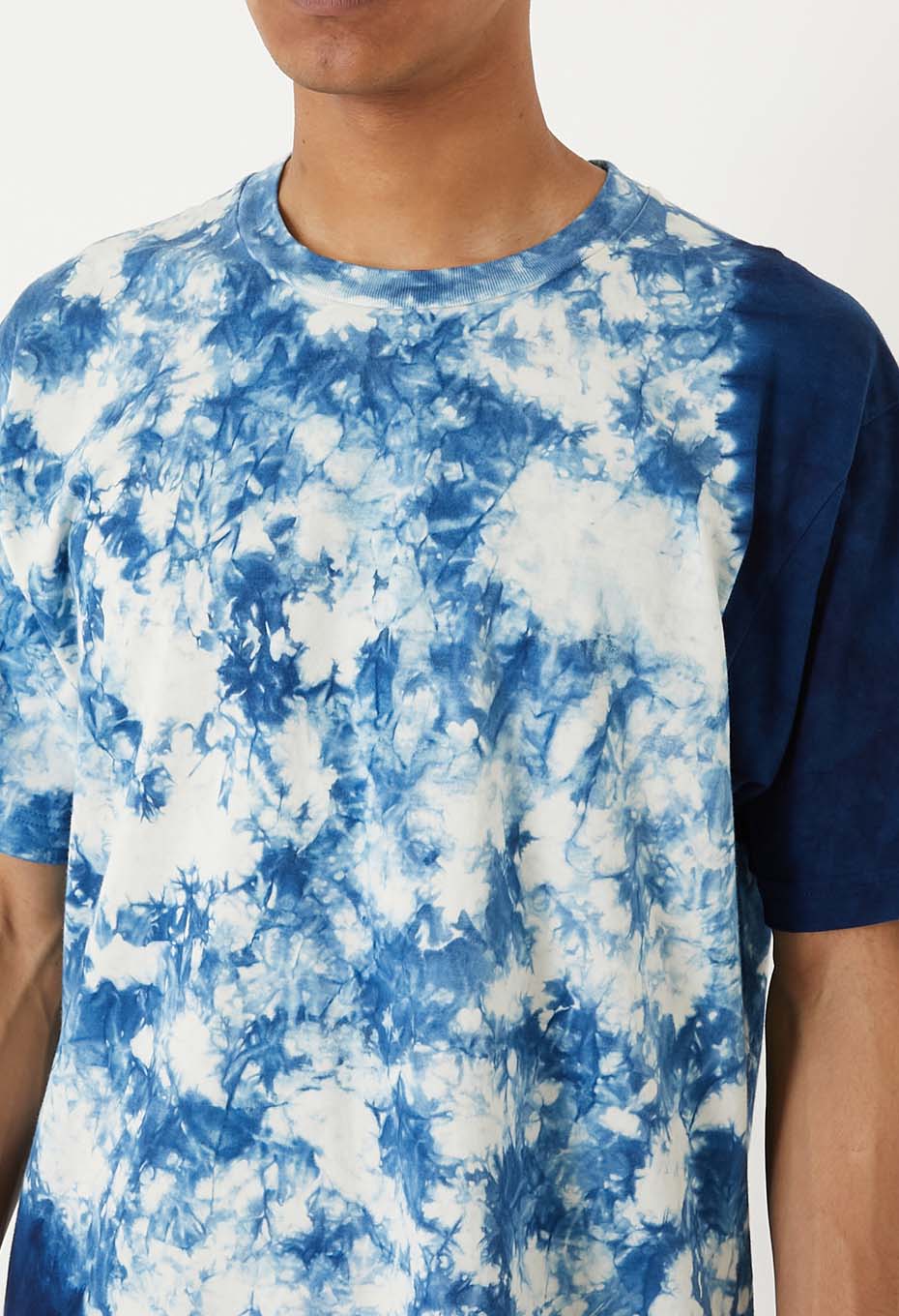 ホンアイ ムラクモシボリ ショートスリーブTシャツ - INDIGO