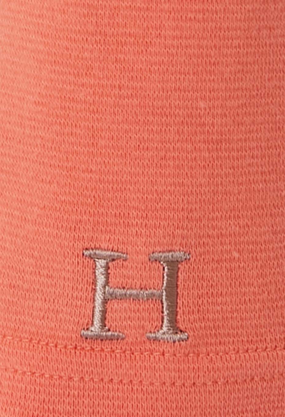 ストレッチフライス ロングスリーブ Tシャツ - DARK ORANGE