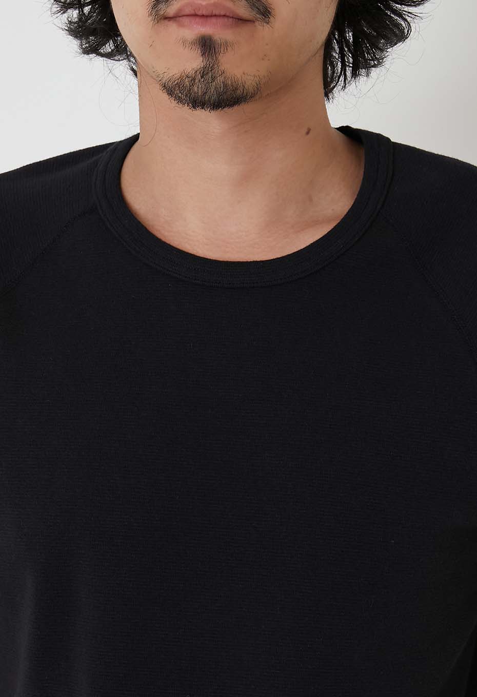 ストレッチフライス ショートスリーブ Tシャツ - BLACK