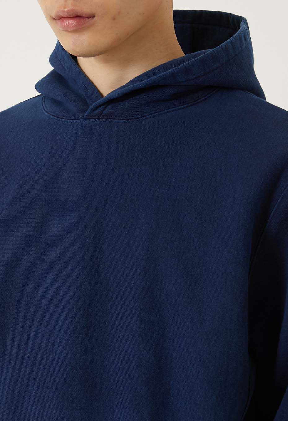 オーガニックウラケ テゾメ スウェットプルフーディ - INDIGO