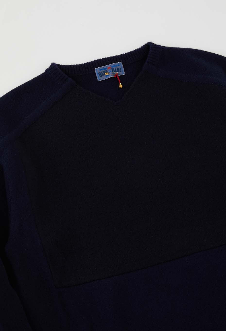 ヤクカシミア ニットワンピース - DARK NAVY
