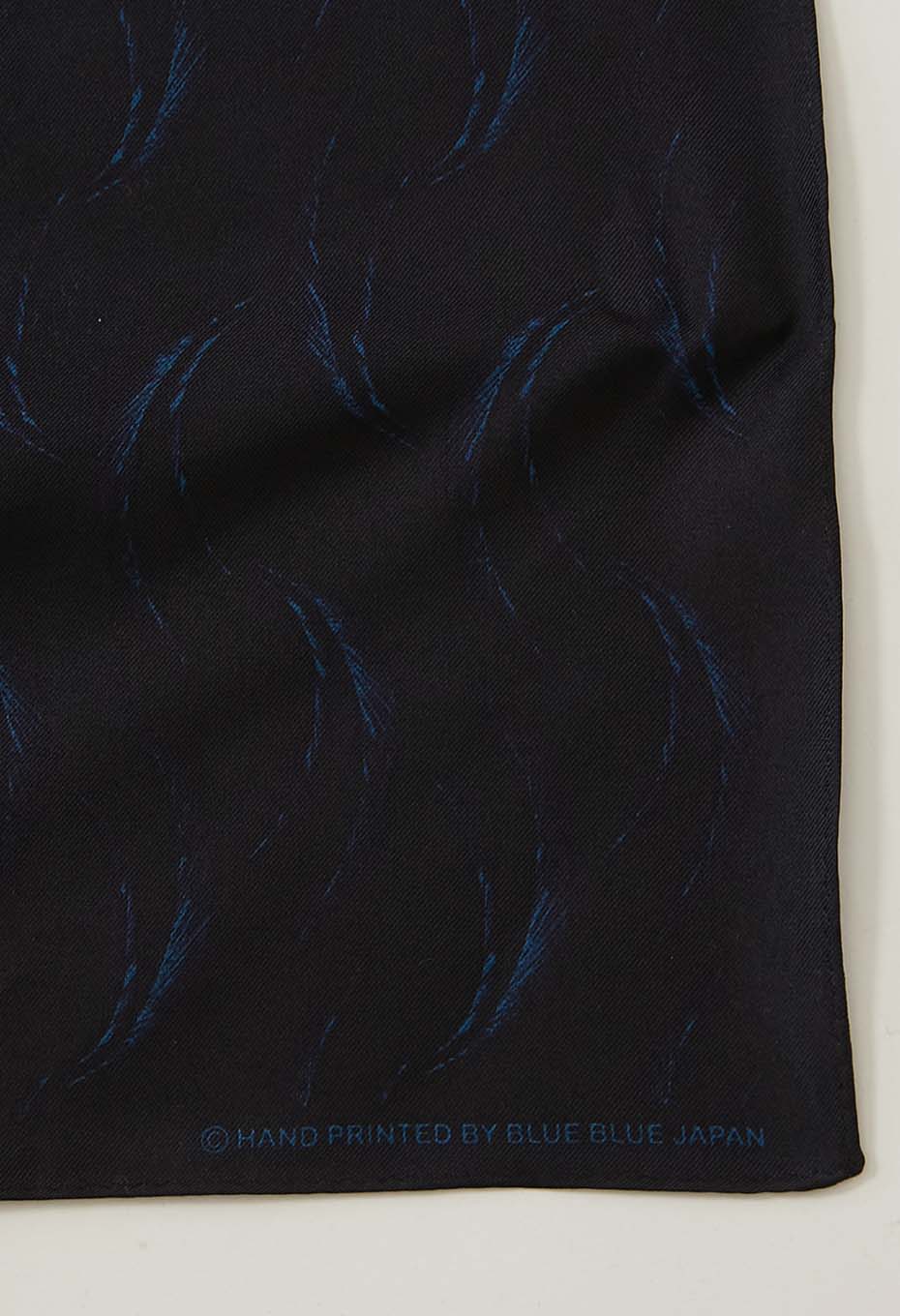 Mebuki silk bandana - DARK NAVY