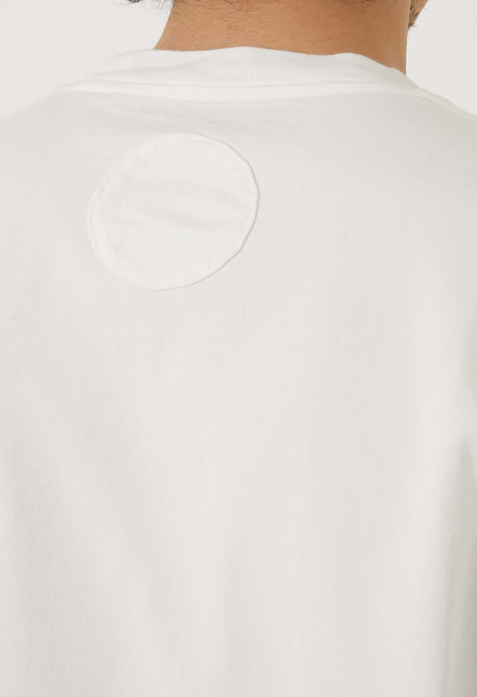 オーガニックコットン ハイゲージテンジク Tシャツ - WHITE