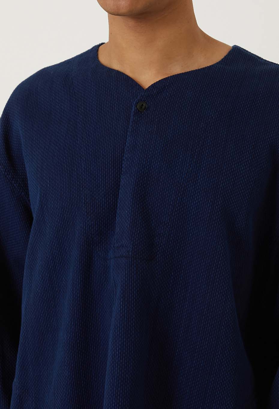 カセゾメサシコ スモックシャツ - INDIGO