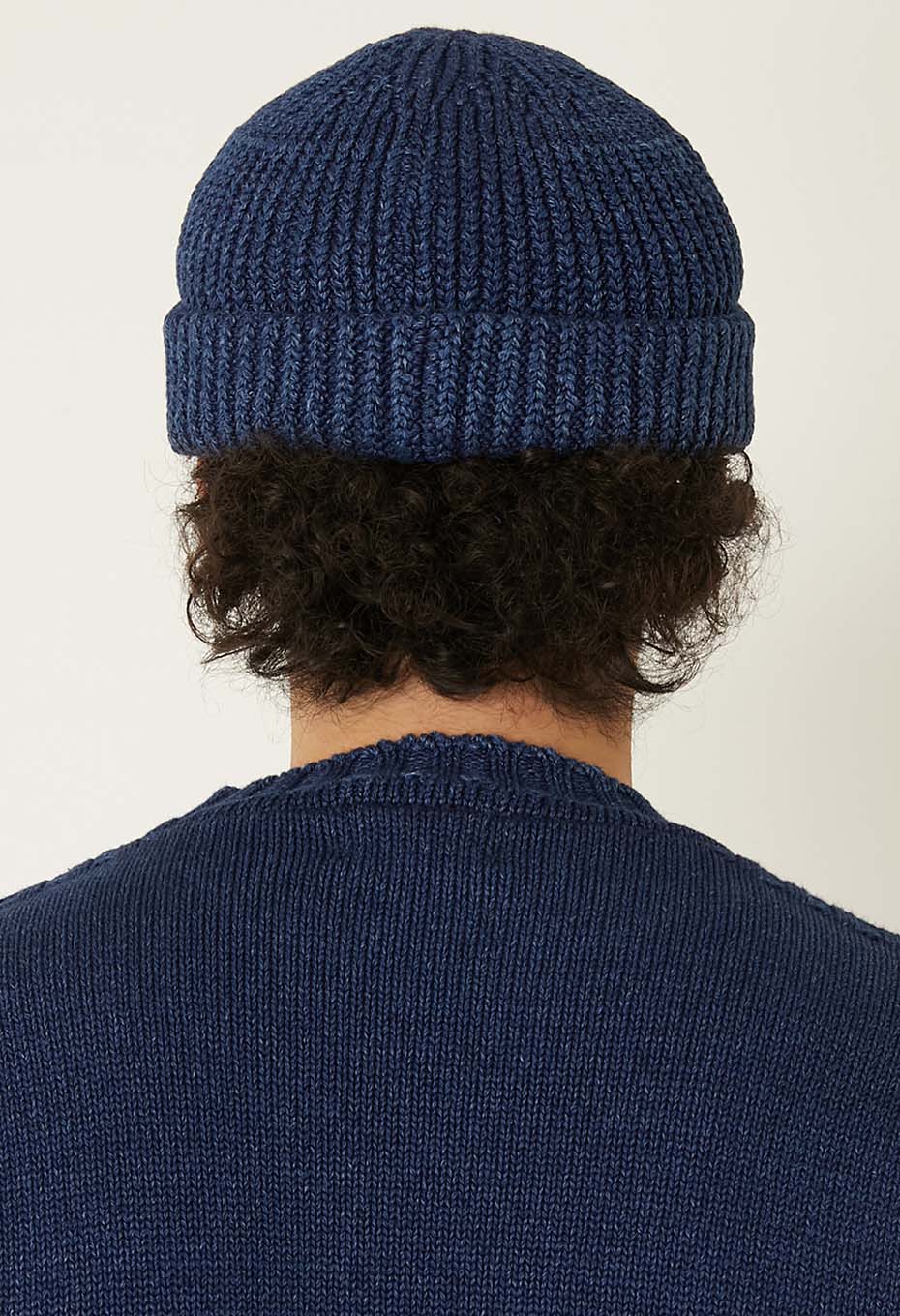 インディゴコットン ワッチキャップ - INDIGO
