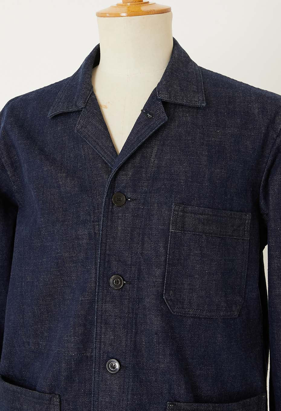 JAPAN DORAKU テンネンホンアイ セルビッチデニムワークジャケット - INDIGO