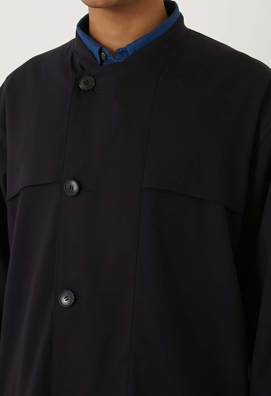 Stretch dry twill crew jacket - DARK NAVY