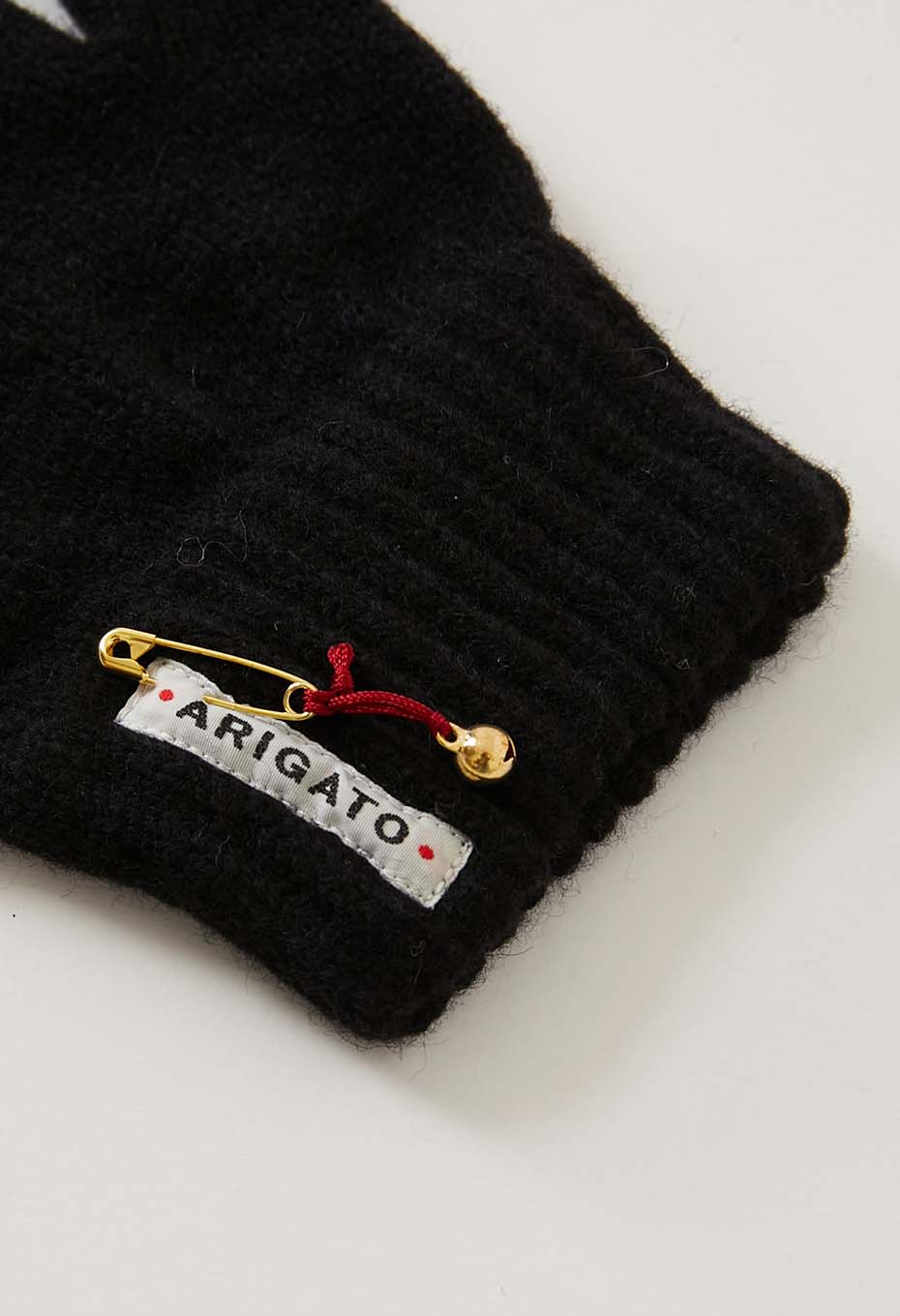 Recycled cashmere ubiquitous gloves - BLACK