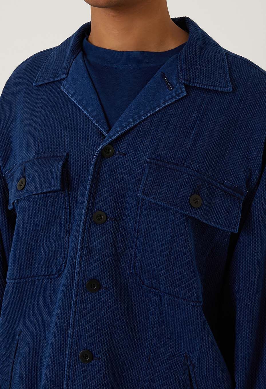 カセゾメサシコ ユーティリティシャツ - INDIGO