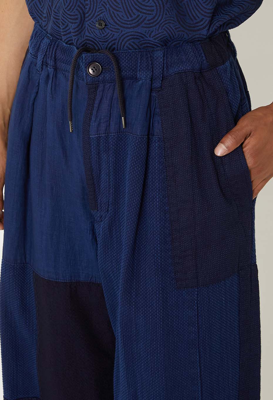 カセゾメサシコ ネンリンワイドパンツ - INDIGO