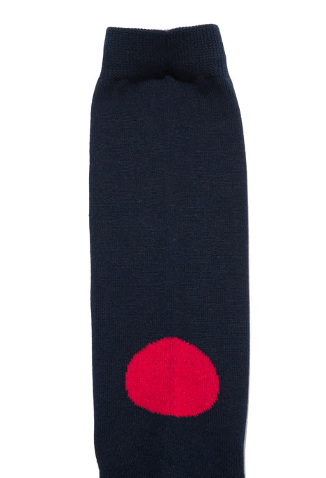 JAPAN FLAG バックスタイルソックス - NAVY