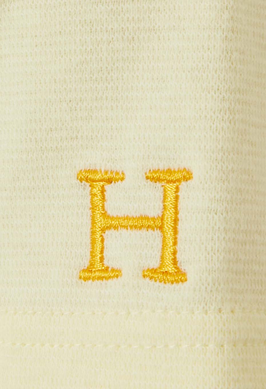 ストレッチフライス Vネックショートスリーブ Tシャツ - LT YELLOW