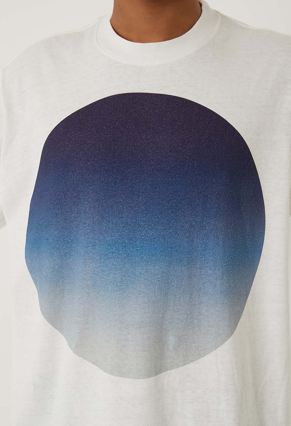 ムライトテンジク オオマルグラデーション ロングスリーブＴシャツ - BLUE