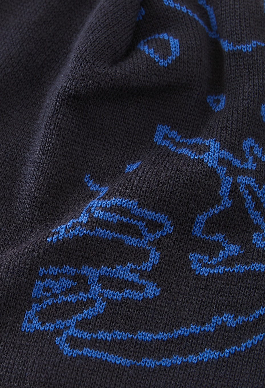 Spider jacquard beanie - DARK NAVY