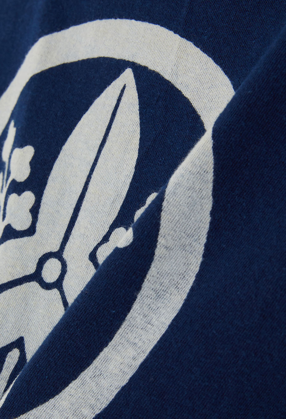 オモダカバッセン インディゴTシャツ - INDIGO