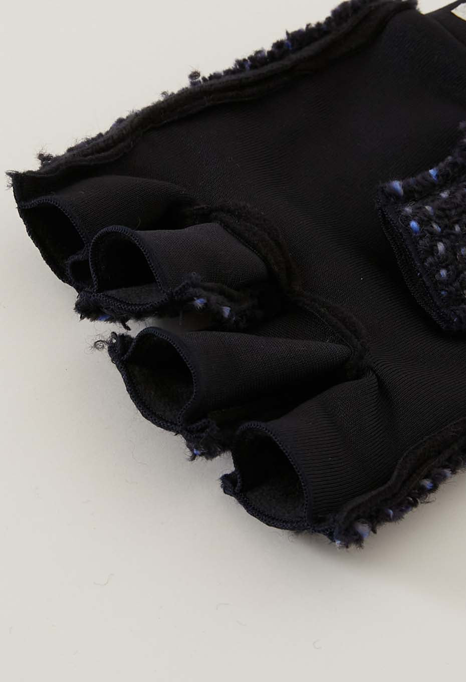 マチアカリ ロービングツイード Polartec フリース ユビヌキテブクロ - DARK NAVY