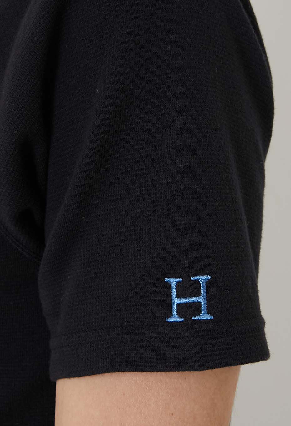 ストレッチフライス ショートスリーブ Tシャツ - BLACK