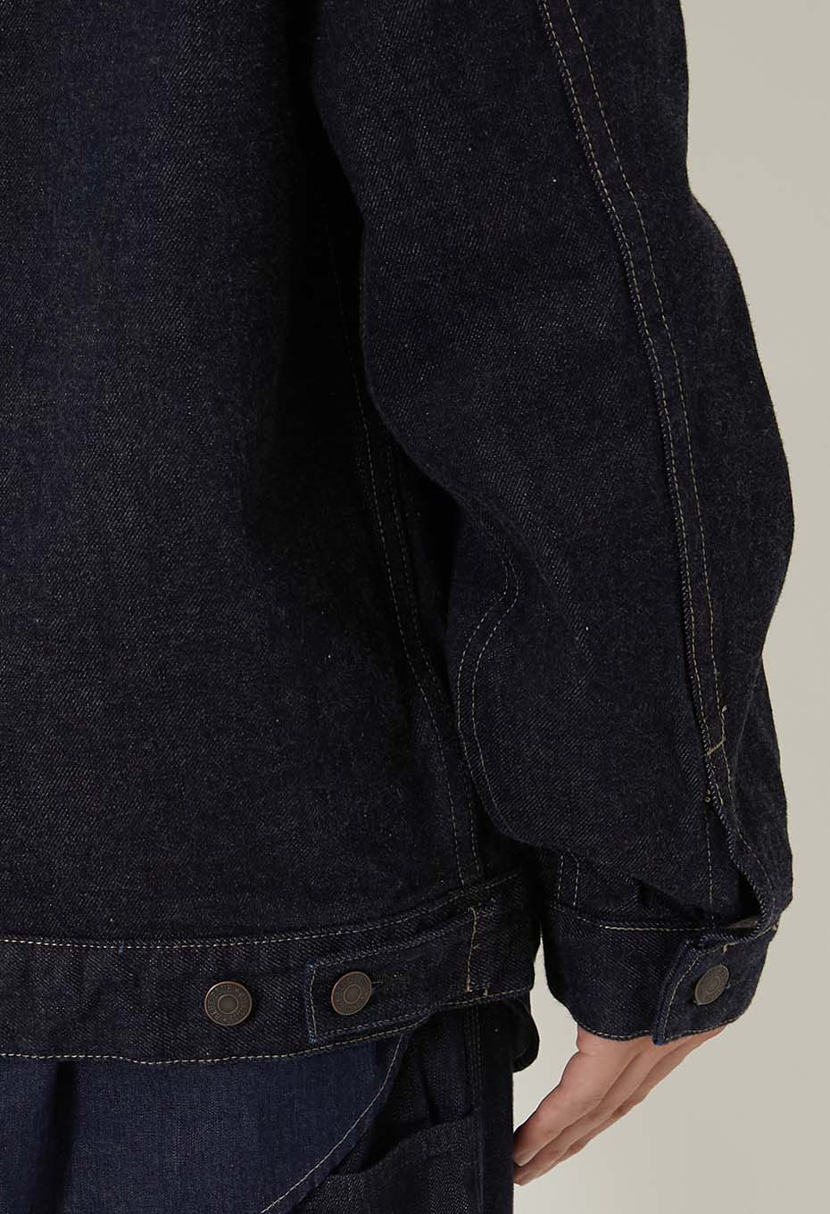 JK01 セルビッチデニム 3rdタイプ トラッカージャケット - INDIGO