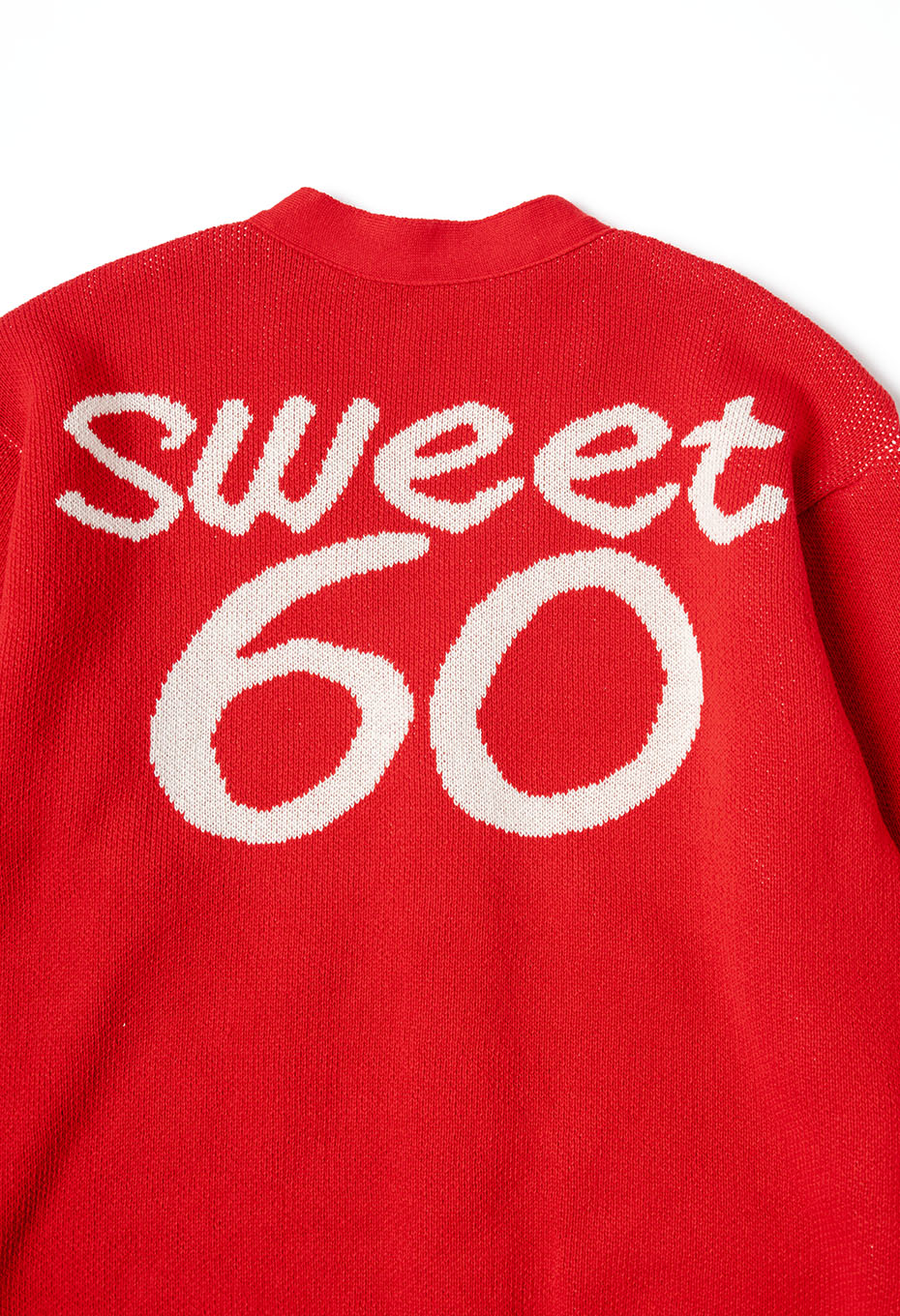 Sweet 60 /コットンニットカーディガン - RED
