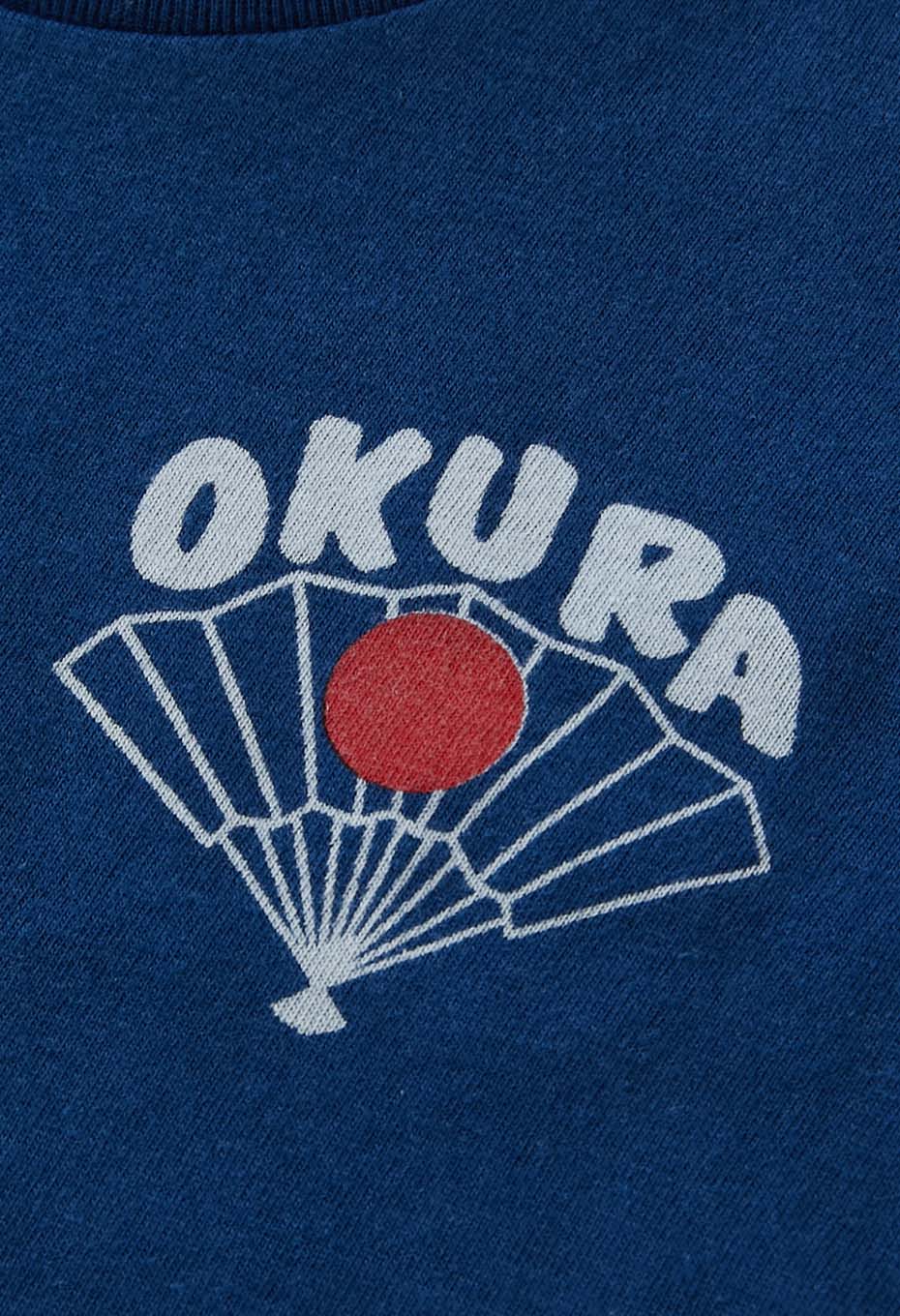 OKURA Hinomaru Sense Indigo Kids T-shirt - INDIGO