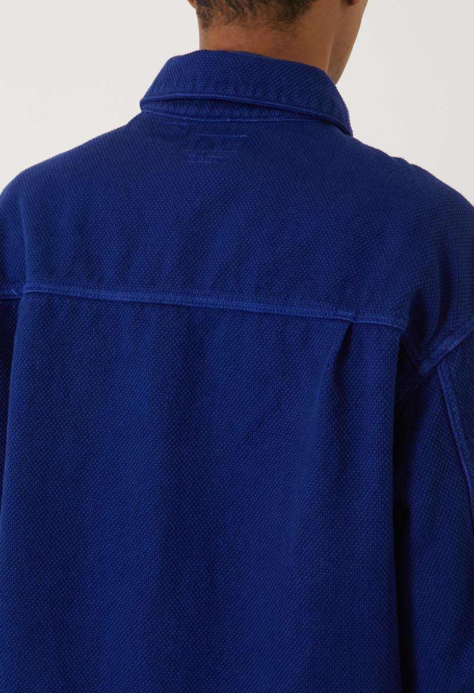ブルーインディゴサシコ テゾメジップアップジャケット - INDIGO