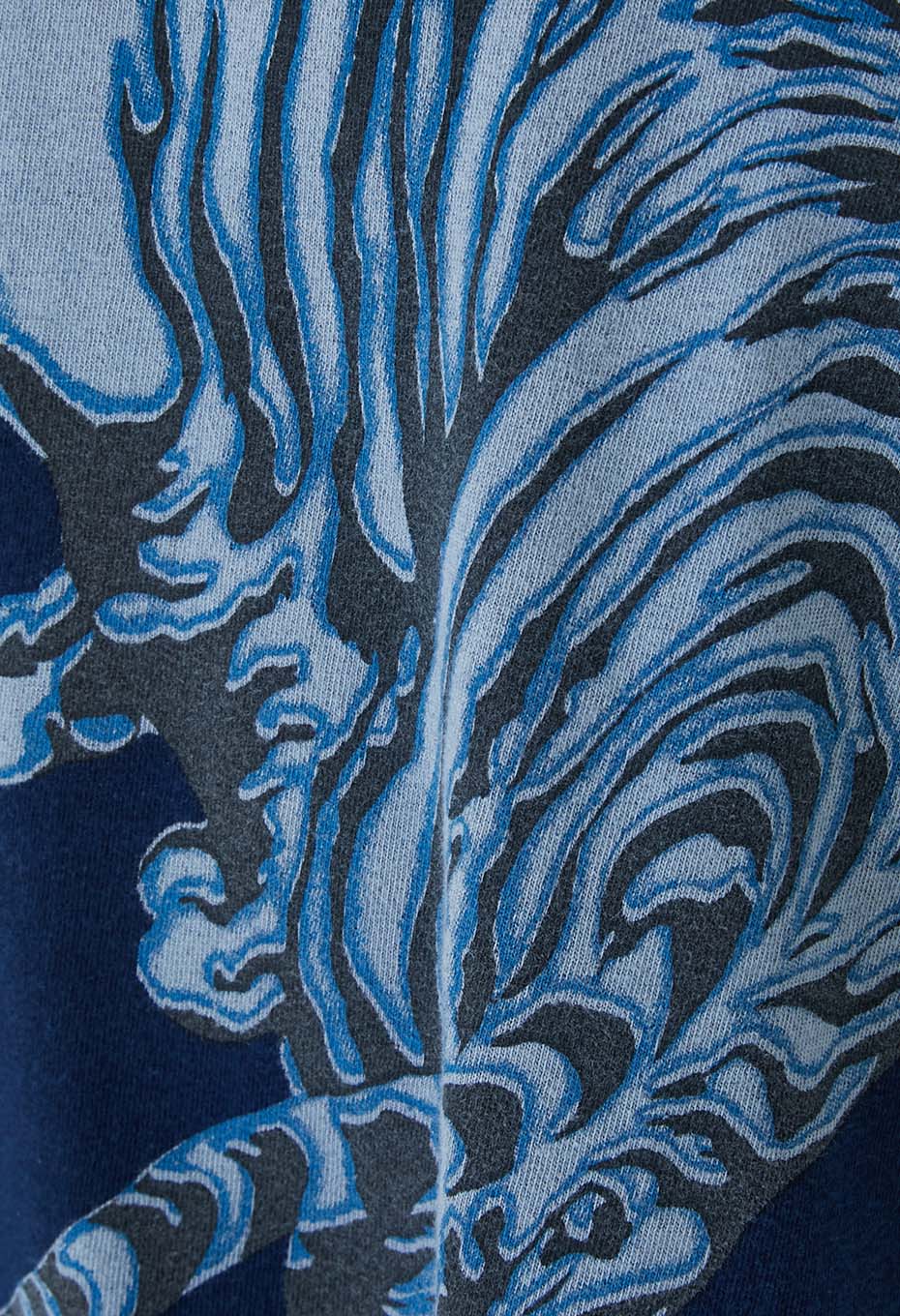 ミカエリタイガー バッセンTシャツ - INDIGO