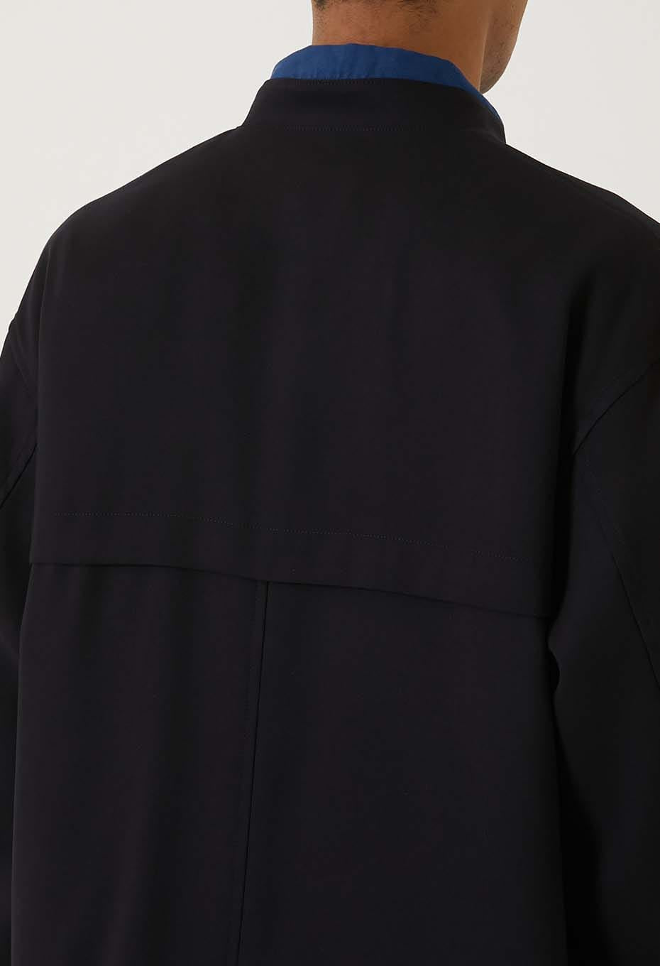 Stretch dry twill crew jacket - DARK NAVY