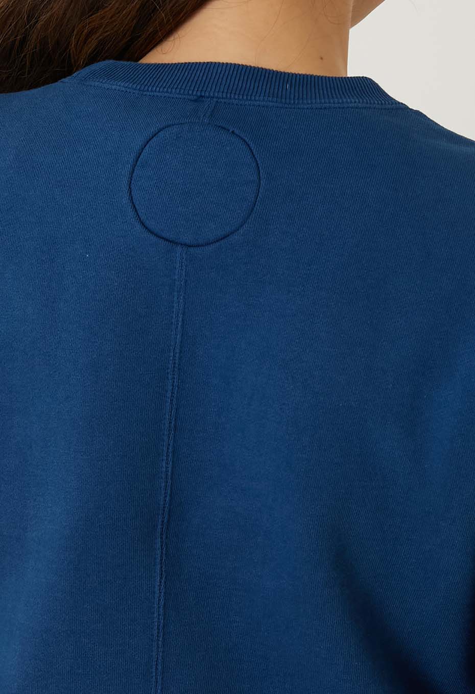 オーガニックウラケ テゾメ スウェットワンピース - BLUE