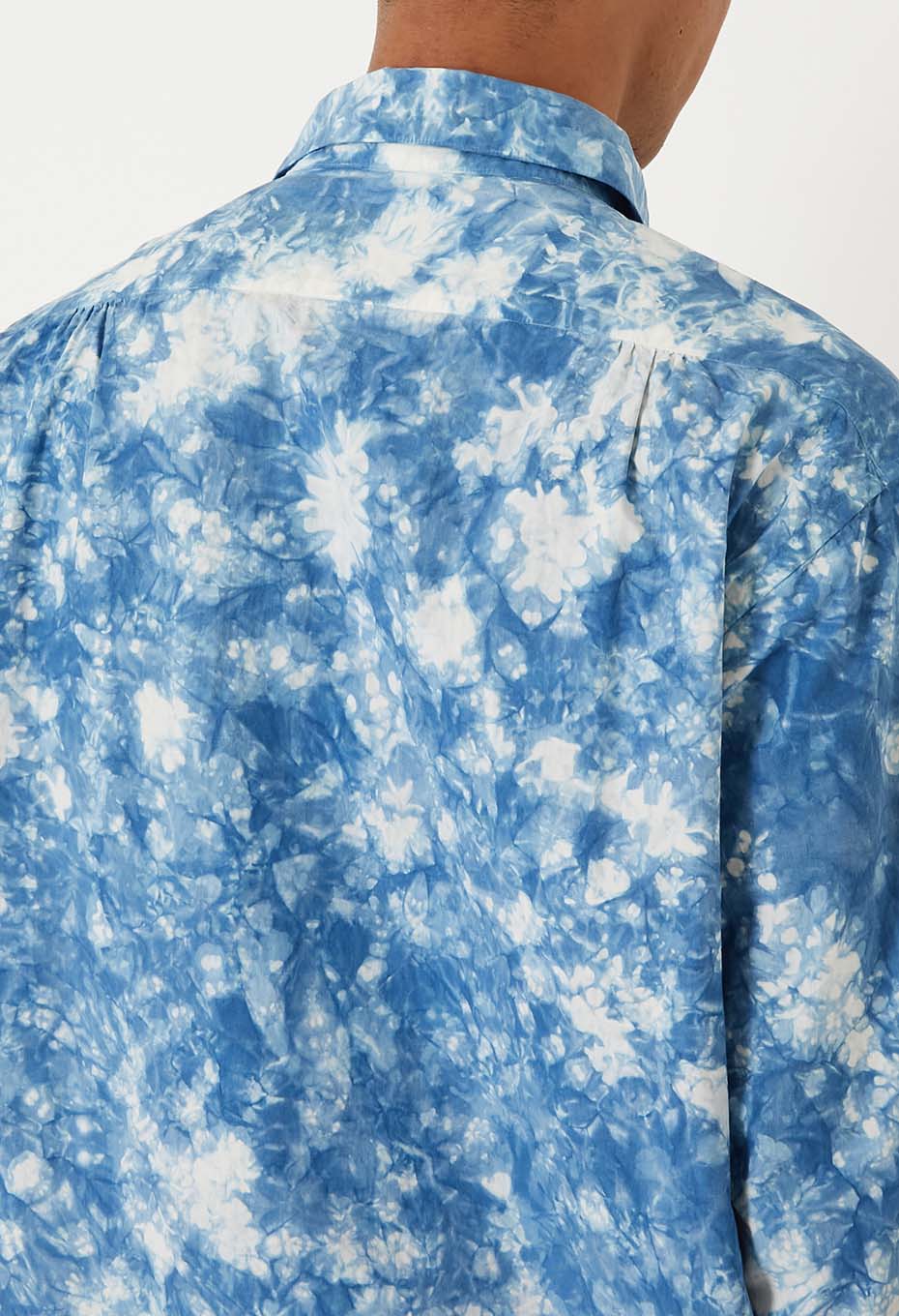 オーガニックコットン ホンアイ ムラクモシボリ レギュラーシャツ - INDIGO