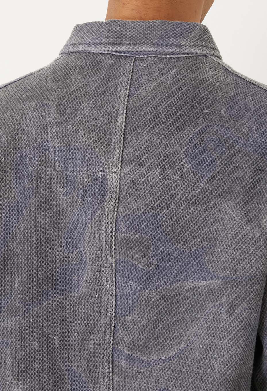 Kotsubusashiko Suminagashi Coverall - DARK NAVY